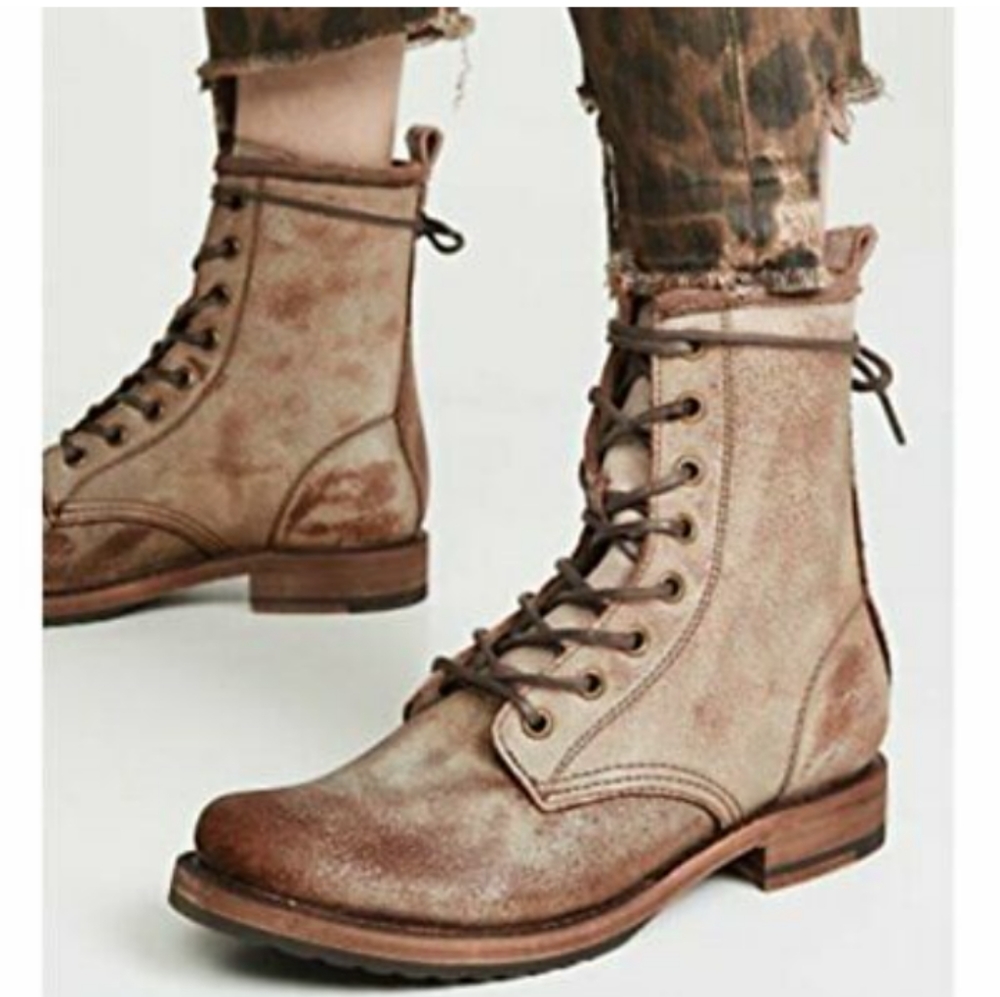Frye Veronica Combat Boots